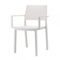 SET 4 PEZZI SEDIA EMI CON BRACCIOLI TECNOPOLIMERO MADE IN ITALY SCAB DESIGN
