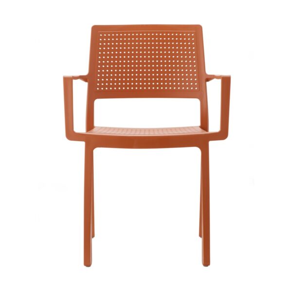 SET 4 PEZZI SEDIA EMI CON BRACCIOLI TECNOPOLIMERO MADE IN ITALY SCAB DESIGN