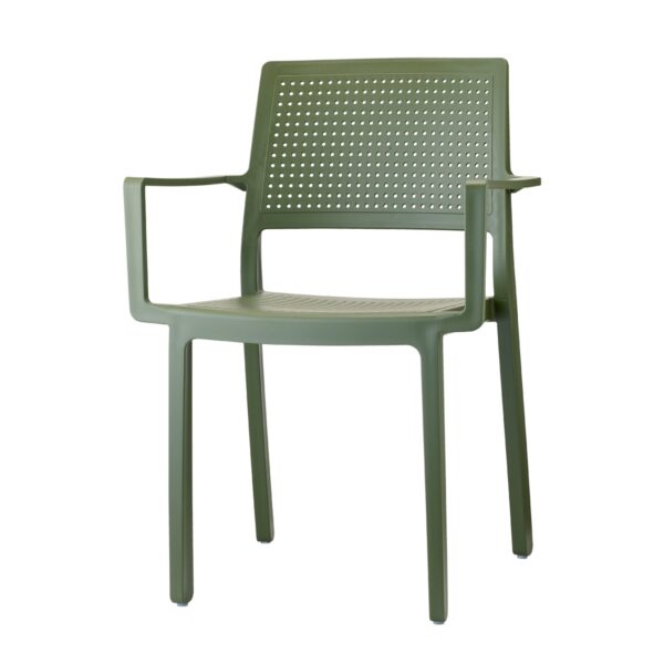 SET 4 PEZZI SEDIA EMI CON BRACCIOLI TECNOPOLIMERO MADE IN ITALY SCAB DESIGN