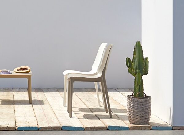 SET 6 SEDIE GINEVRA TECNOPOLIMERO SCAB DESIGN