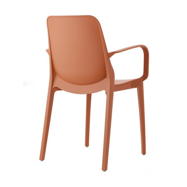 SET 4 SEDIE GINEVRA TECNOPOLIMERO CON BRACCIOLI SCAB DESIGN