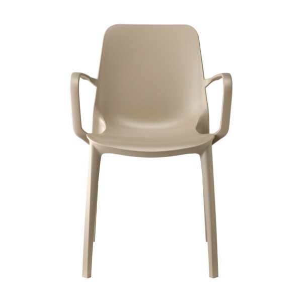 SET 4 SEDIE GINEVRA TECNOPOLIMERO CON BRACCIOLI SCAB DESIGN