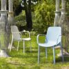 SET 4 SEDIE GINEVRA TECNOPOLIMERO CON BRACCIOLI SCAB DESIGN