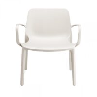 SET 2 SEDIE GINEVRA LOUNGE TECNOPOLIMERO MADE IN ITALY SCAB DESIGN