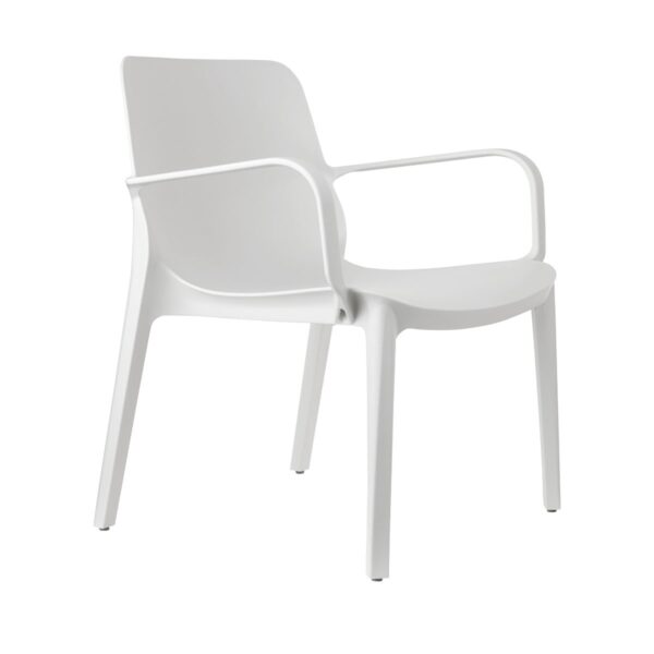 SET 2 SEDIE GINEVRA LOUNGE TECNOPOLIMERO MADE IN ITALY SCAB DESIGN
