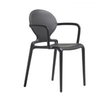 SET 4 SEDIE GIO TECNOPOLIMERO CON BRACCIOLI SCAB DESIGN