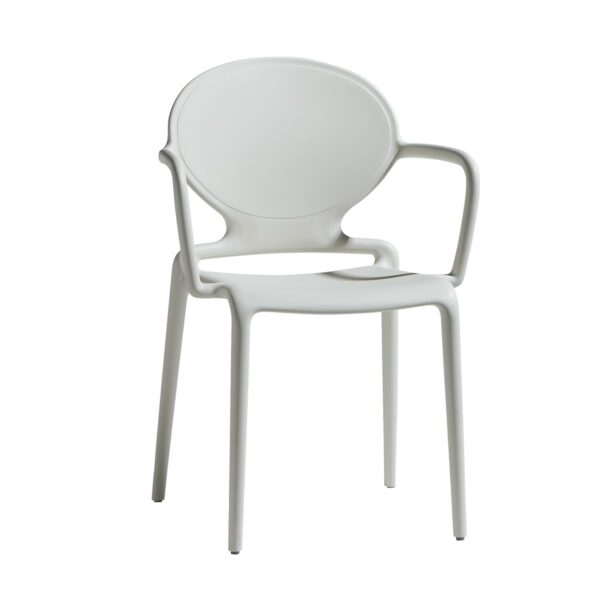 SET 4 SEDIE GIO TECNOPOLIMERO CON BRACCIOLI SCAB DESIGN