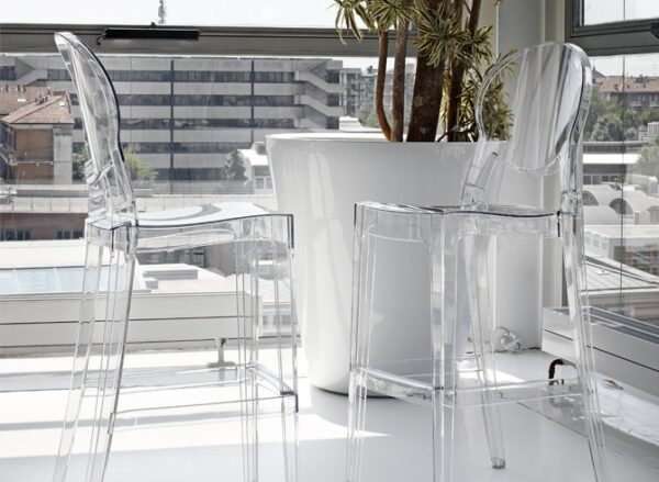 SET DUE SGABELLII IGLOO POLICARBONATO HT 65CM SCAB DESIGN