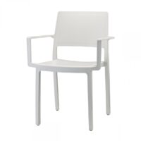 SET 4 SEDIE KATE CON BRACCIOLI TECNOPOLIMERO SCAB DESIGN