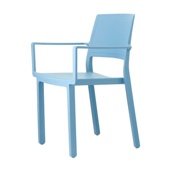 SET 4 SEDIE KATE CON BRACCIOLI TECNOPOLIMERO SCAB DESIGN