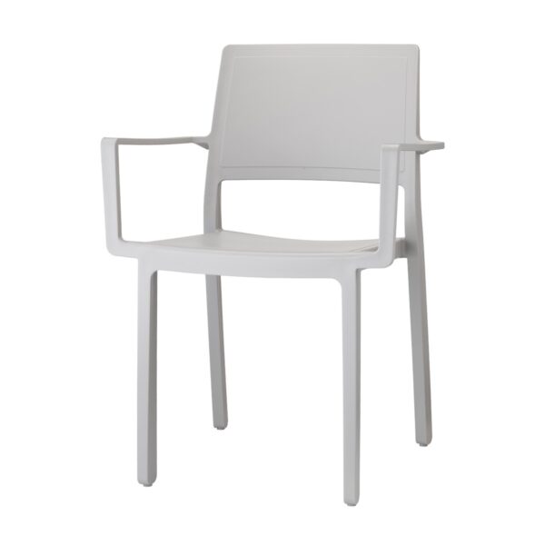 SET 4 SEDIE KATE CON BRACCIOLI TECNOPOLIMERO SCAB DESIGN