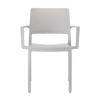 SET 4 SEDIE KATE CON BRACCIOLI TECNOPOLIMERO SCAB DESIGN