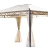Set tende laterali MOIA di ricambio gazebo rettangolare 3 x 4 m