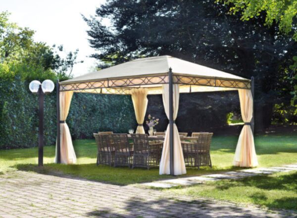 Set tende laterali MOIA di ricambio gazebo rettangolare 3 x 4 m
