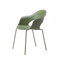 SET 4 SEDIE LADY B GO GREEN TECNOPOLIMERO MADE IN ITALY SCAB DESIGN