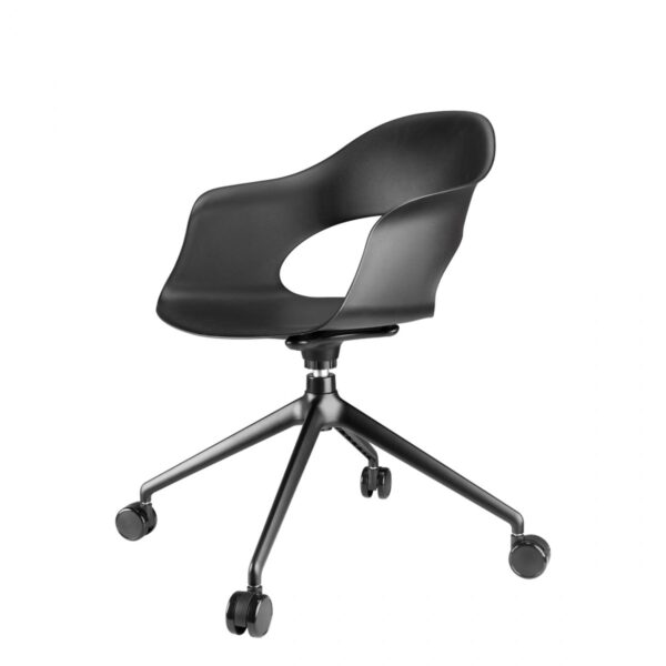SEDIA LADY B CON RUOTE TECNOPOLIMERO MADE IN ITALY SCAB DESIGN