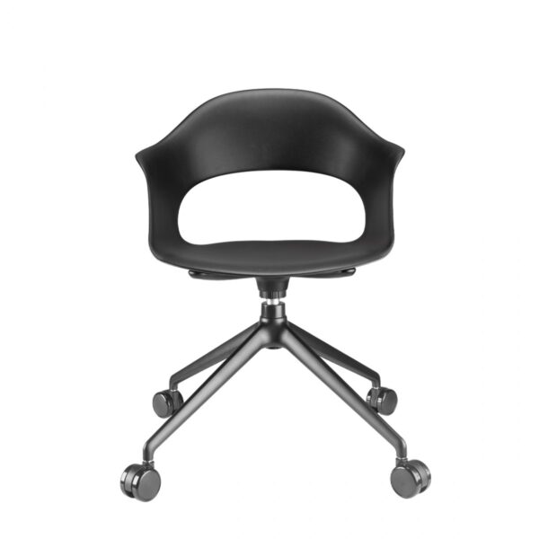 SEDIA LADY B CON RUOTE TECNOPOLIMERO MADE IN ITALY SCAB DESIGN