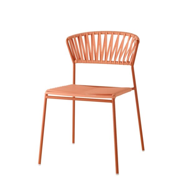 SET DUE SEDIE LISA CLUB PVC MADE IN ITALY SCAB DESIGN