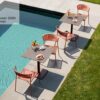 SET DUE SEDIE LISA CLUB PVC MADE IN ITALY SCAB DESIGN