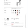 SET DUE SEDIE LISA CLUB PVC MADE IN ITALY SCAB DESIGN