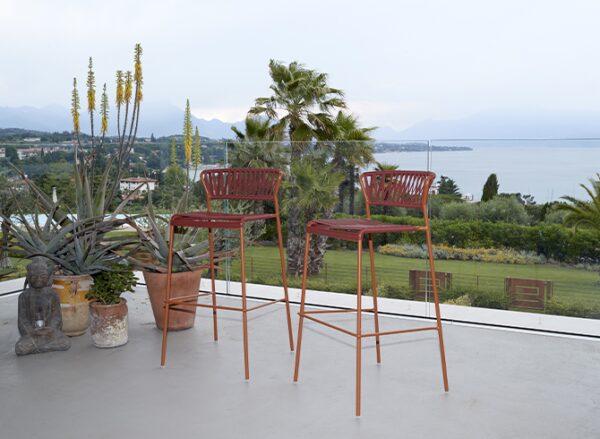 SGABELLO LISA CLUB IN PVC HT 75CM MADE IN ITALY SCAB DESIGN