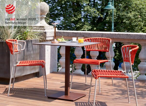 SET DA DUE SEDIA LISA FILÒ CORDA NAUTICA MADE IN ITALY SCAB DESIGN