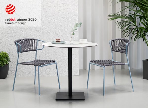 SET DA DUE SEDIA LISA FILÒ CORDA NAUTICA MADE IN ITALY SCAB DESIGN