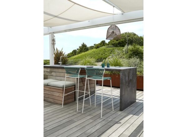 SGABELLO LISA FILÒ CORDA NAUTICA HT 65 MADE IN ITALY SCAB DESIGN