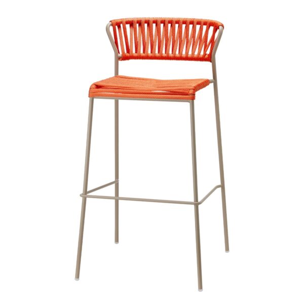SGABELLO LISA FILÒ CORDA NAUTICA HT 75 MADE IN ITALY SCAB DESIGN