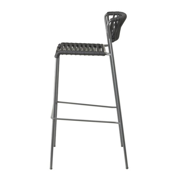 SGABELLO LISA FILÒ CORDA NAUTICA HT 75 MADE IN ITALY SCAB DESIGN