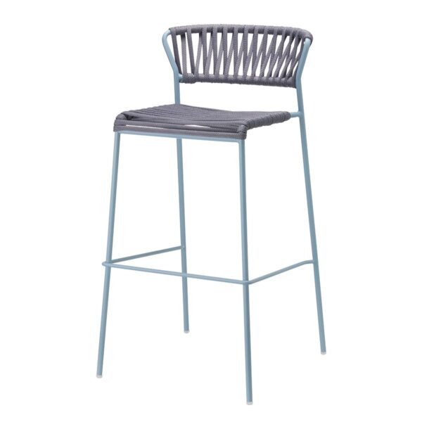 SGABELLO LISA FILÒ CORDA NAUTICA HT 75 MADE IN ITALY SCAB DESIGN