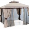 GAZEBO CON COPERTURA ROMA 4X3M ECRU CASA COLLECTION