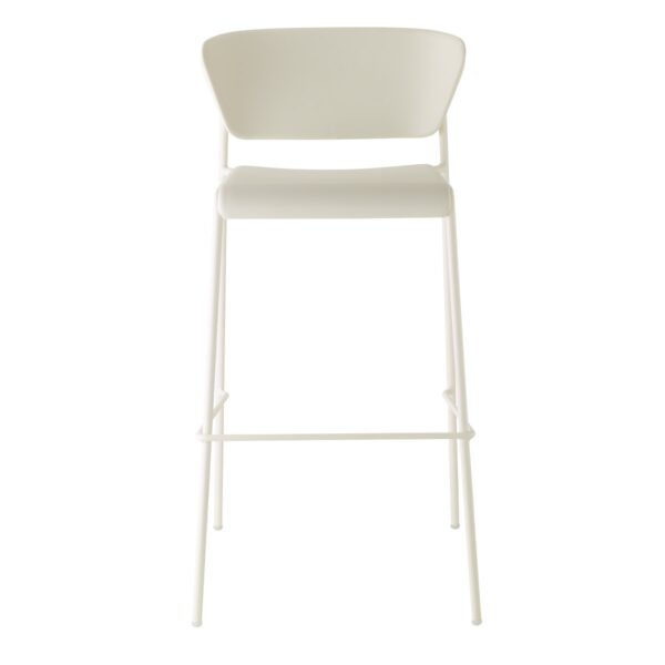 SET DUE SGABELLO LISA TECNOPOLIMERO HT 75CM SCAB DESIGN MADE IN ITALY
