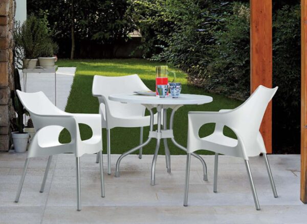 SET 4 SEDIE OLA TECNOPOLIMERO SCAB DESIGN MADE IN ITALY