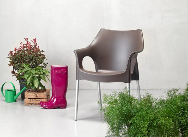 SET 4 SEDIE OLA TECNOPOLIMERO SCAB DESIGN MADE IN ITALY