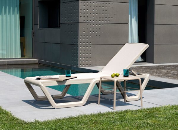SET DUE TAVOLINI VELA TECNOPOLIMERO SCABDESIGN MADE IN ITALY
