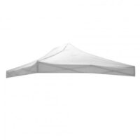 Telo tetto Bianco 2X2 impermeabile per ricambio gazebo richiudibile EG49483