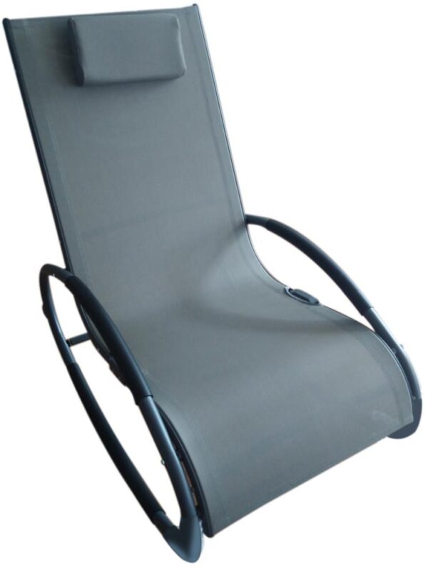 SEDIA DONDOLO GRIGIO SCURO CASACOLLECTION