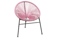SET DUE POLTRONE ARKI RATTAN ROSA CASACOLLECTION