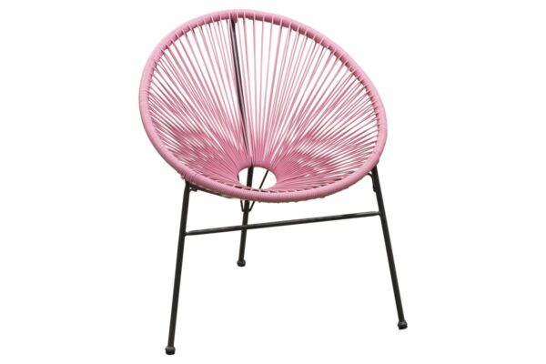 SET DUE POLTRONE ARKI RATTAN ROSA CASACOLLECTION