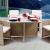 SALOTTO ARENA MARRONE, SET 5 PEZZI, CASACOLLECTION