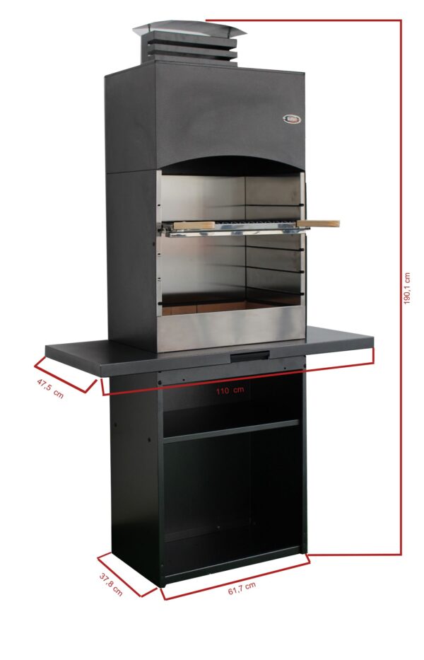 BARBECUE TOLOSA 110x47,5x190,1 cm GMR TRADING