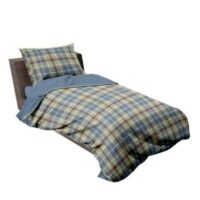 COMPLETO 1 PIAZZA TARTAN PETROLIO VACCHETTI