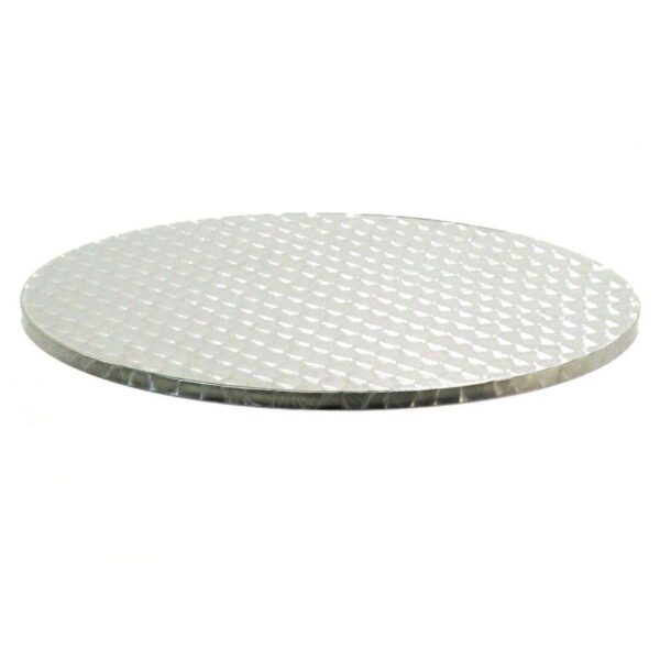 Top tavolo solo piano inox cmø70h2