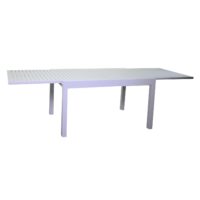 Tavolo cleveland allungabile bianco opaco rettangolare cm135/270x90h75
