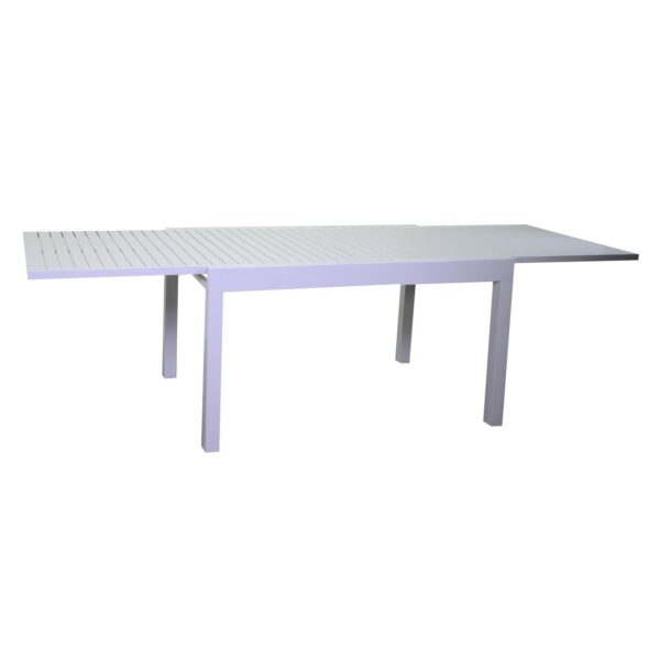 Tavolo cleveland allungabile bianco opaco rettangolare cm135/270x90h75