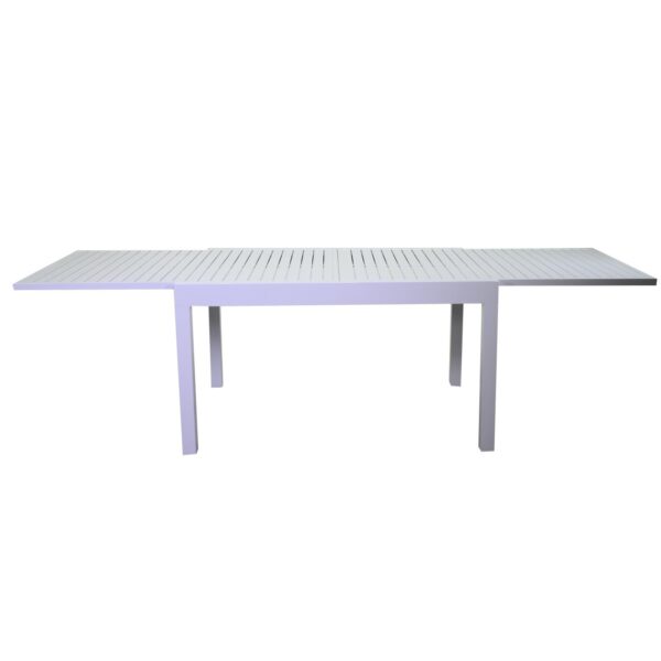 Tavolo cleveland allungabile bianco opaco rettangolare cm135/270x90h75