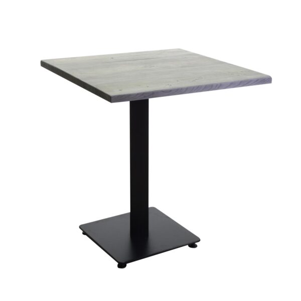 Top tavolo resina per esterno grigio quadro cm80x80x3