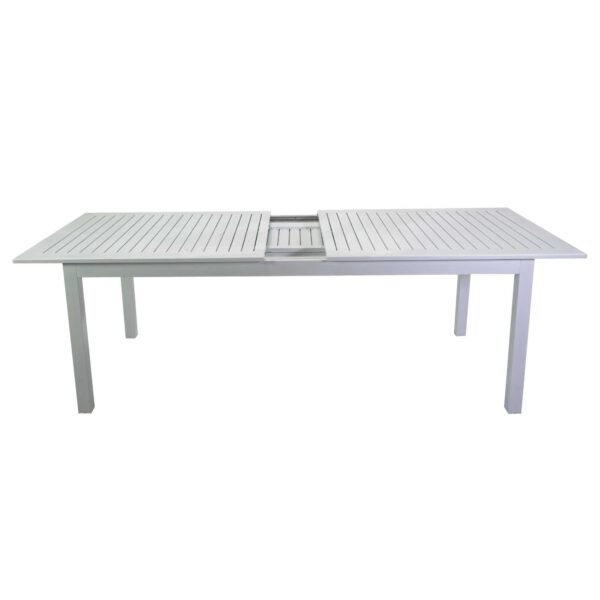 Tavolo alluminio Monterey allungabile bianco cm150/210x89h75