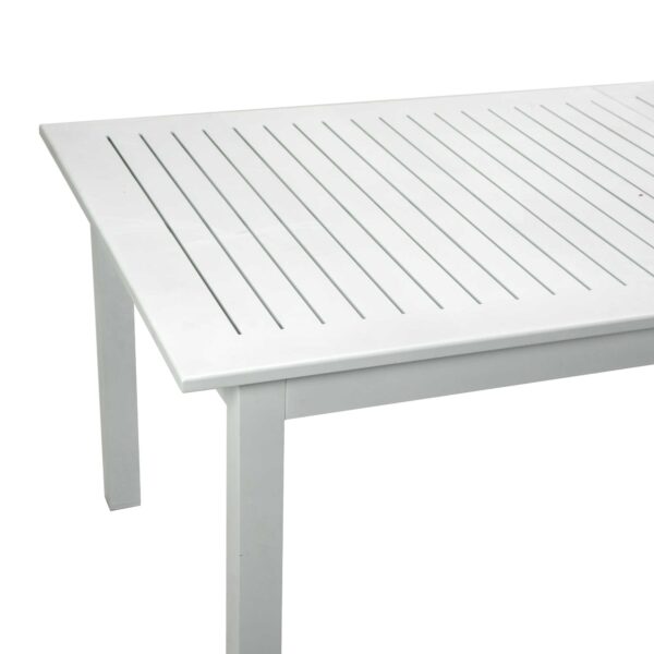 Tavolo alluminio Monterey allungabile bianco cm150/210x89h75